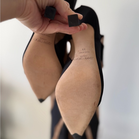 New JIMMY CHOO x Mugler over-the-knee sock boots 39 - Picture 10 of 12